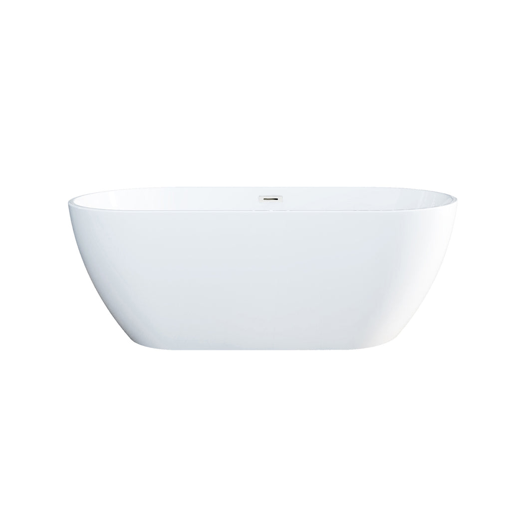 Juni 66 Acrylic Tub with Integral Drain and Overflow — Barclay