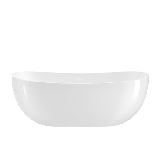 Kinsley 67" Acrylic Tub in Gloss White