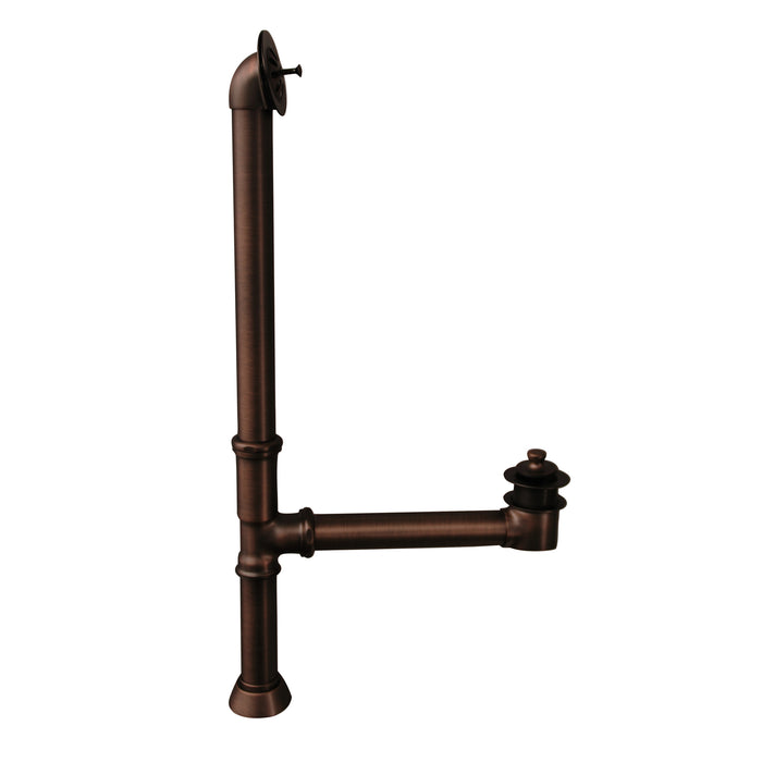 Andover 60″ Acrylic Roll Top Tub Kit in Bisque – Oil Rubbed Bronze Accessories