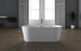 Patrick 67" Acrylic Tub with Integrated Drain and Overflow