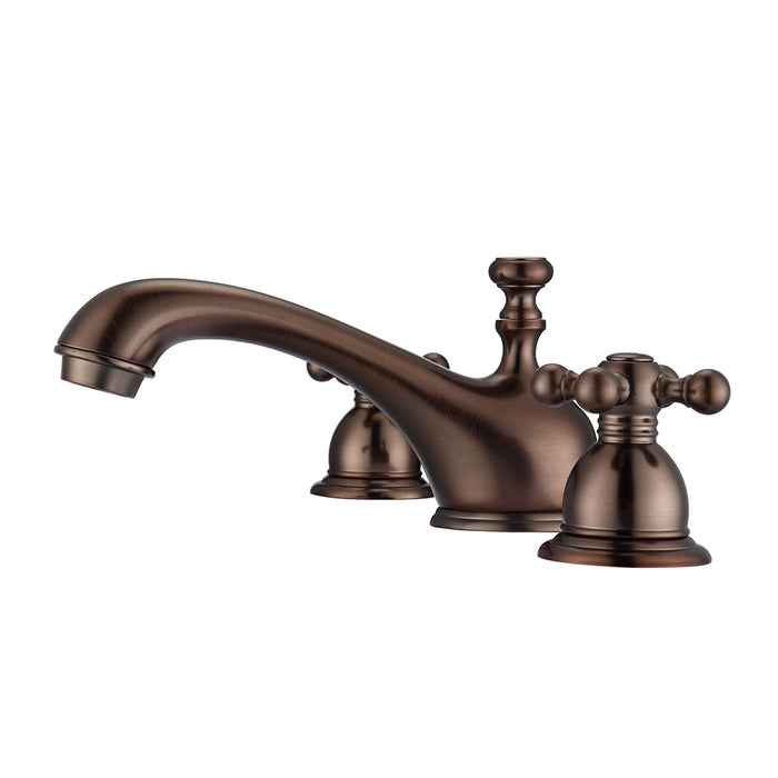 Marsala Widespread Lavatory Faucet with Metal Cross Handles