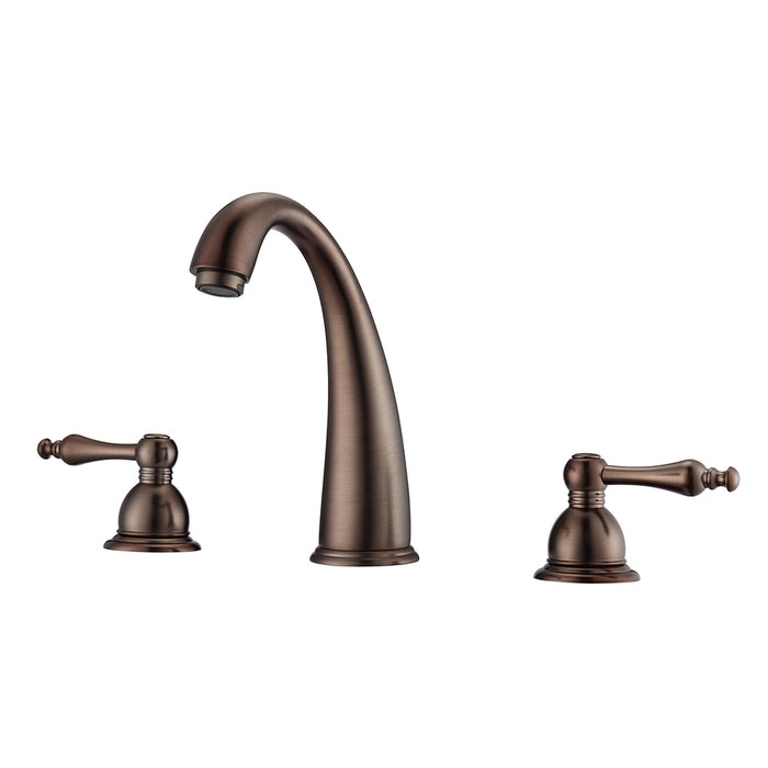 Maddox Widespread Lavatory Faucet with Metal Lever Handles