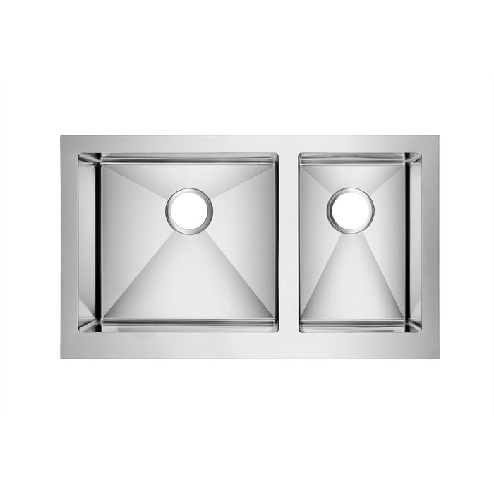 Corazon Double Bowl Stainless Farmer Sink