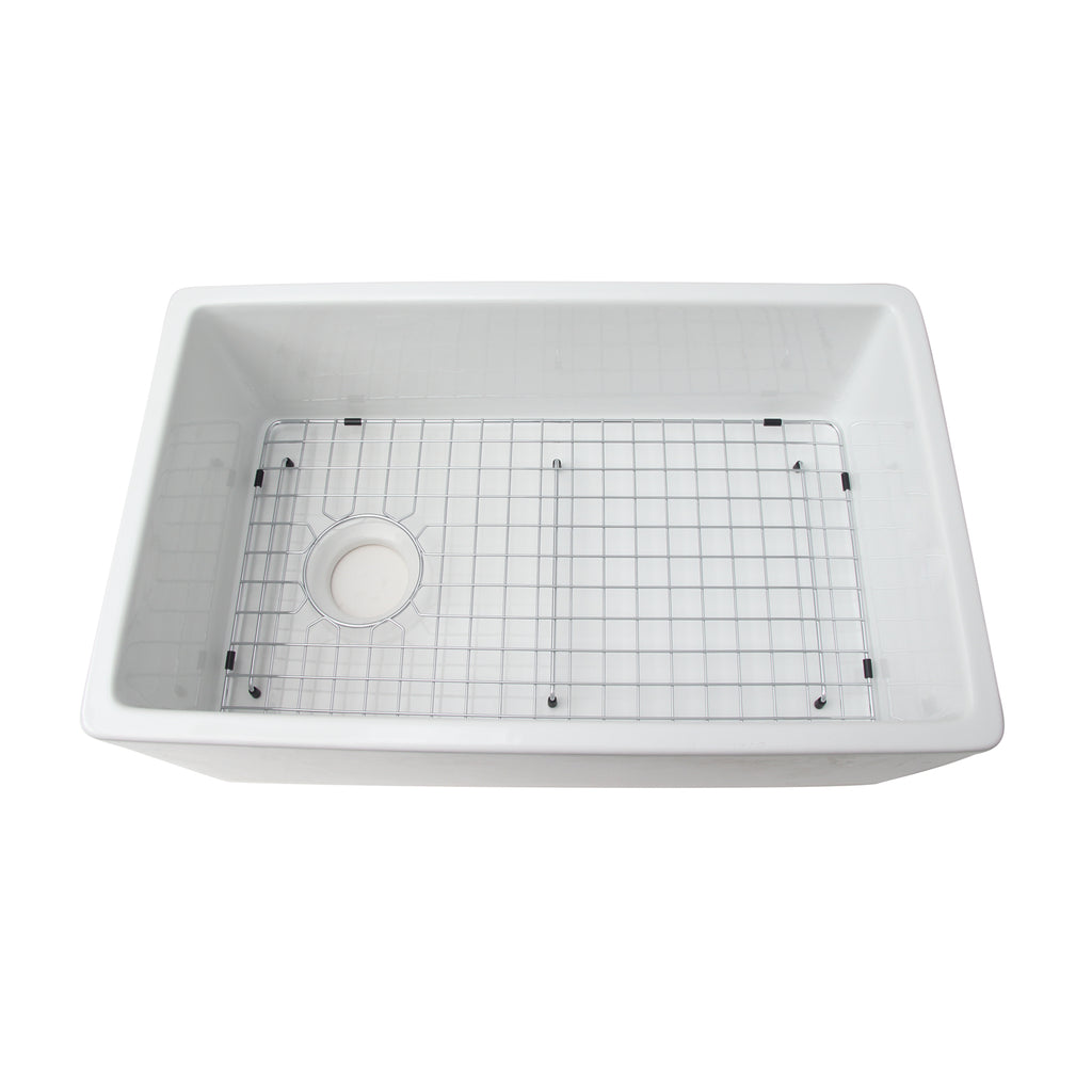 FS30 Single Bowl Fireclay Apron-Front Sink — Barclay Products Limited