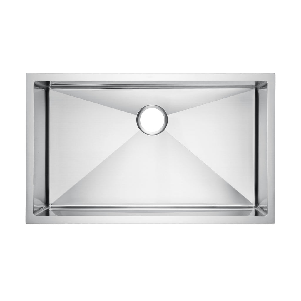 Bailey Single Bowl Stainless Apron-Front Sink — Barclay Products