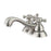 Donata 4" Centerset Lavatory Faucet with Metal Cross Handles
