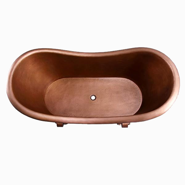 Baylis 66″ Copper Double Slipper Tub