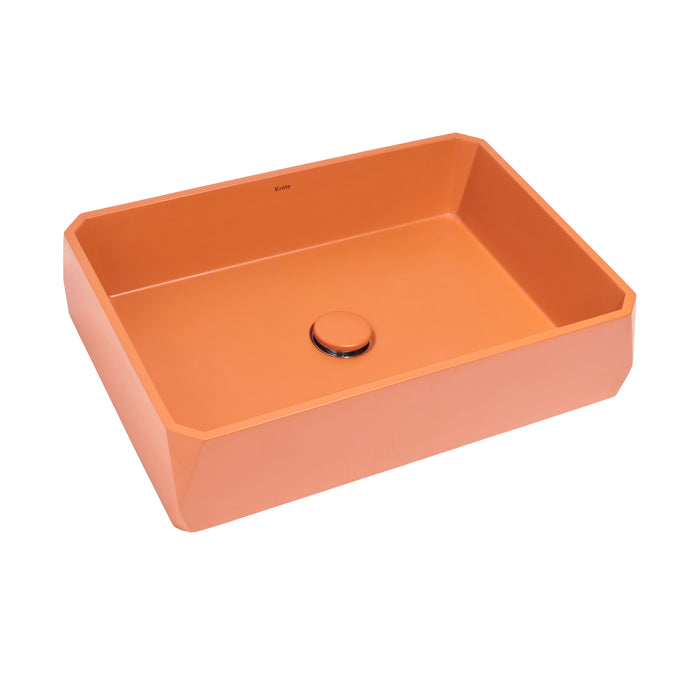 Loutro 19" Vessel with Drain