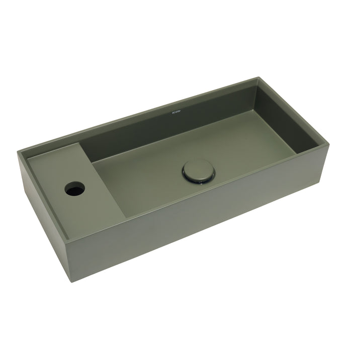 Sisi 21" Wall Mount Basin with Drain