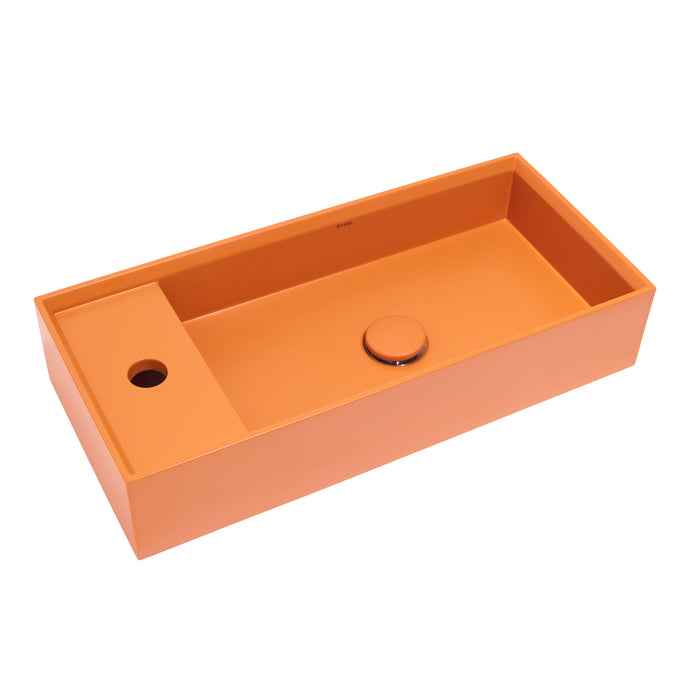 Sisi 21" Wall Mount Basin with Drain