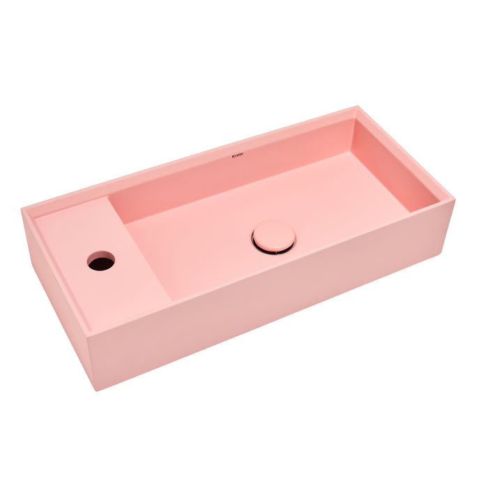 Sisi 21" Wall Mount Basin with Drain