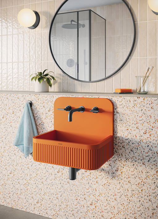 Zaros 17" Wall Mount Basin with Drain