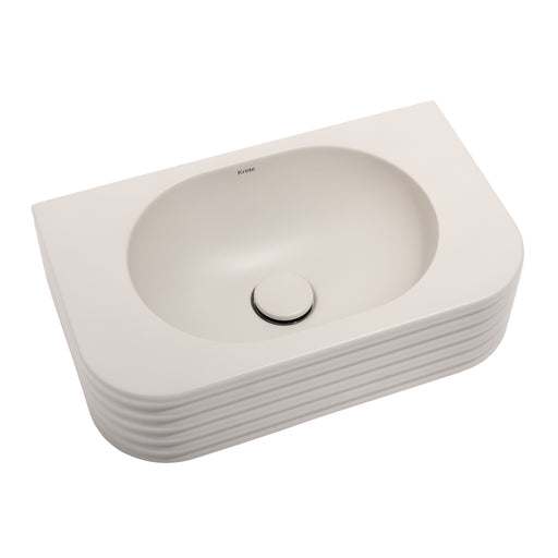 Liliano 17" Wall Mount Basin with Drain