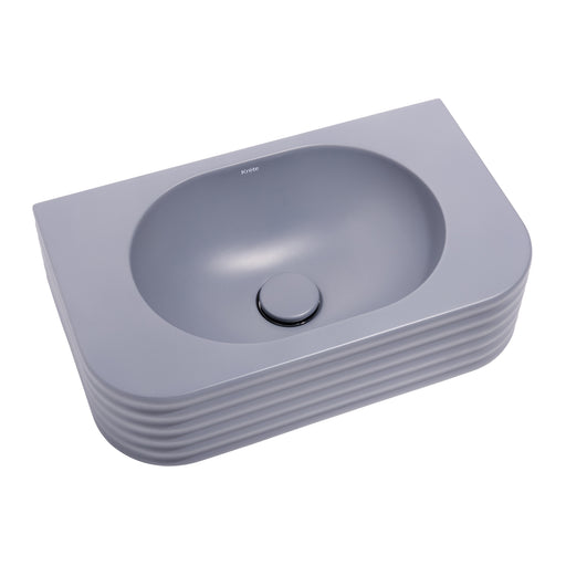 Liliano 17" Wall Mount Basin with Drain