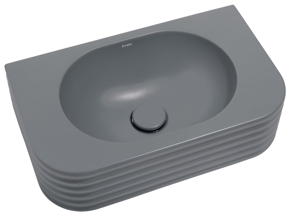 Liliano 17" Wall Mount Basin with Drain