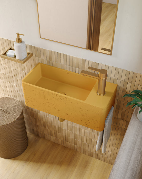 Galini 21" Wall Mount Basin with Drain