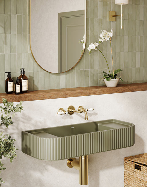 Samaria 32" Wall Mount Basin with Drain