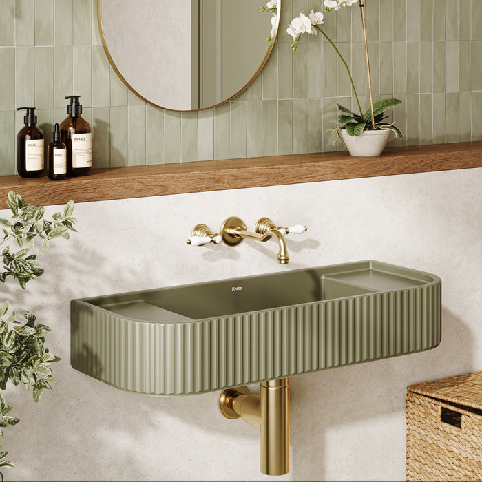 Samaria 32" Wall Mount Basin with Drain