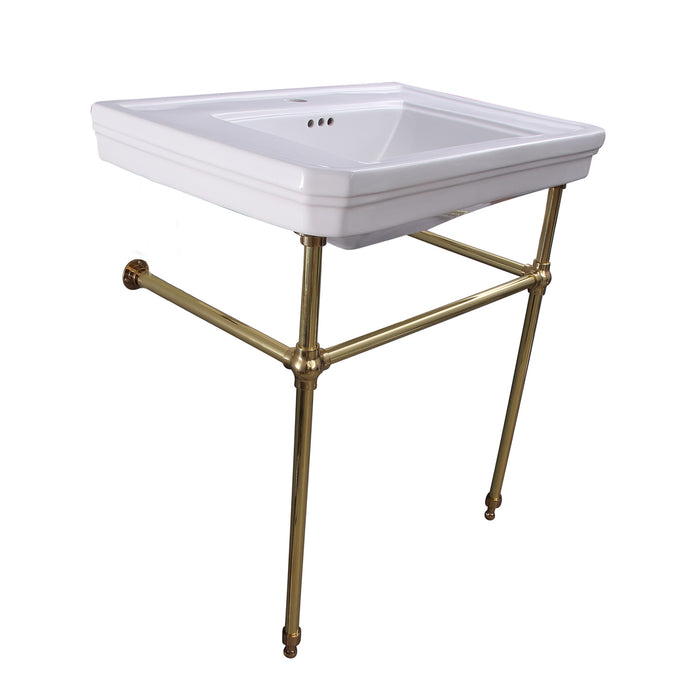 Drew 30″ Console with Brass Stand