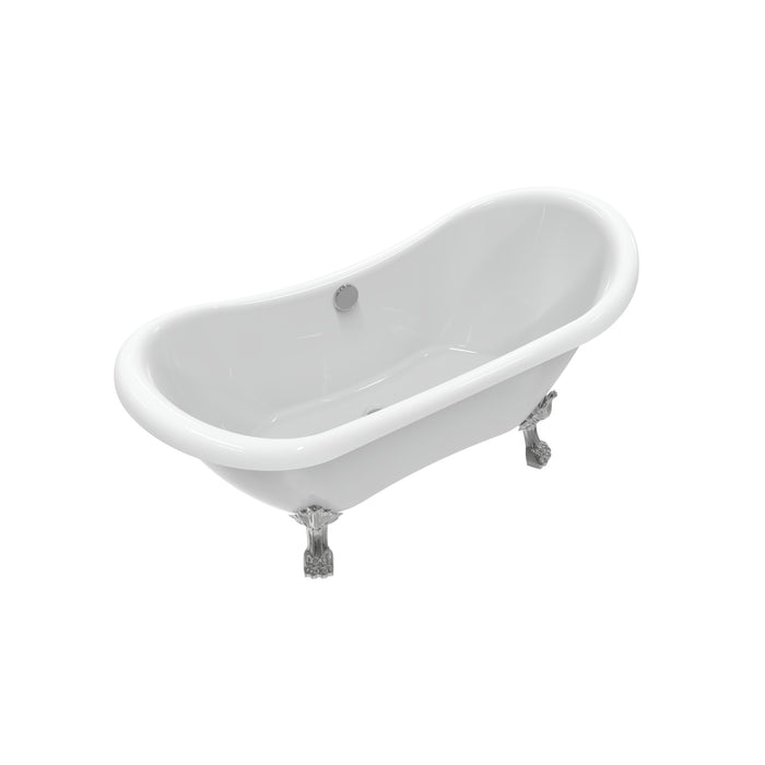 Monterrey 63" Acrylic Double Slipper Tub