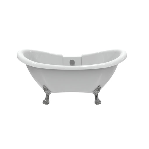Monterrey 63" Acrylic Double Slipper Tub
