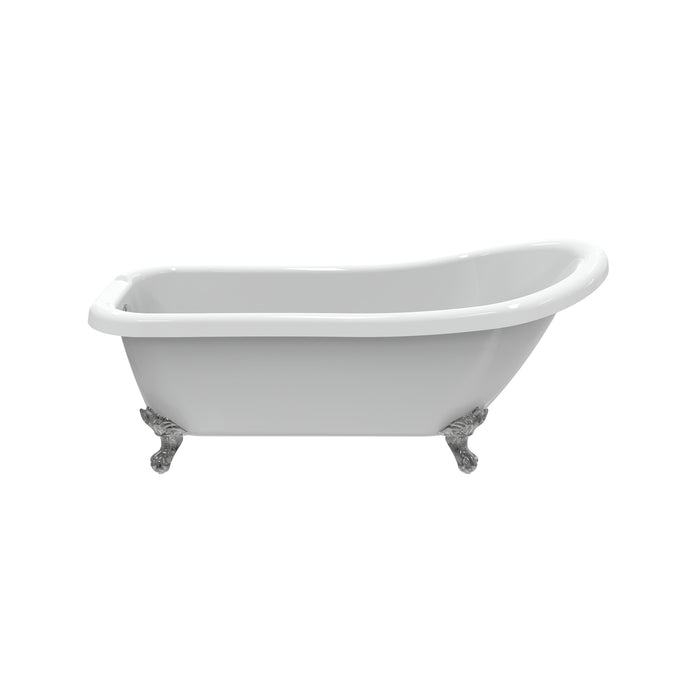 Kenney 67" Acrylic Slipper Tub