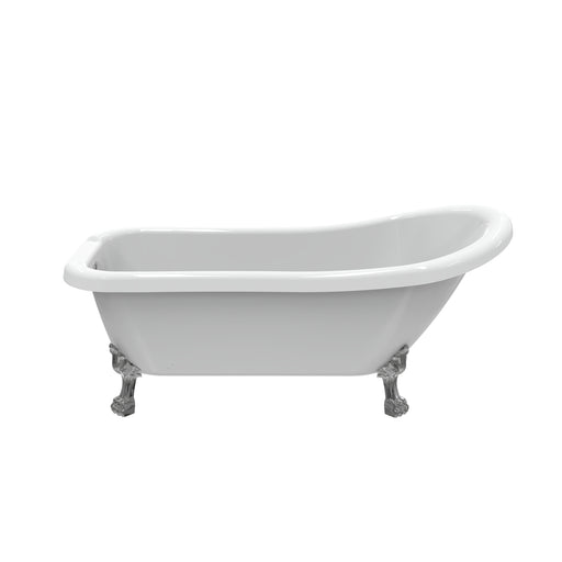 Kenney 67" Acrylic Slipper Tub