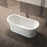 Mortana 69" Acrylic Double Slipper Tub in Gloss White