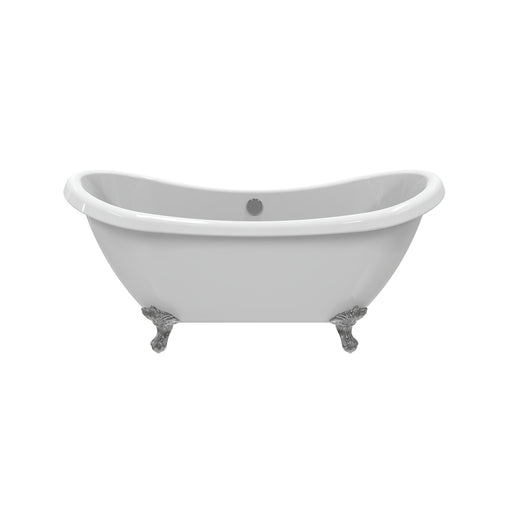 Merrick 69" Acrylic Double Slipper Tub