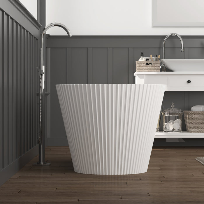 Jules 59" Acrylic Tub with Integral Drain and Overflow