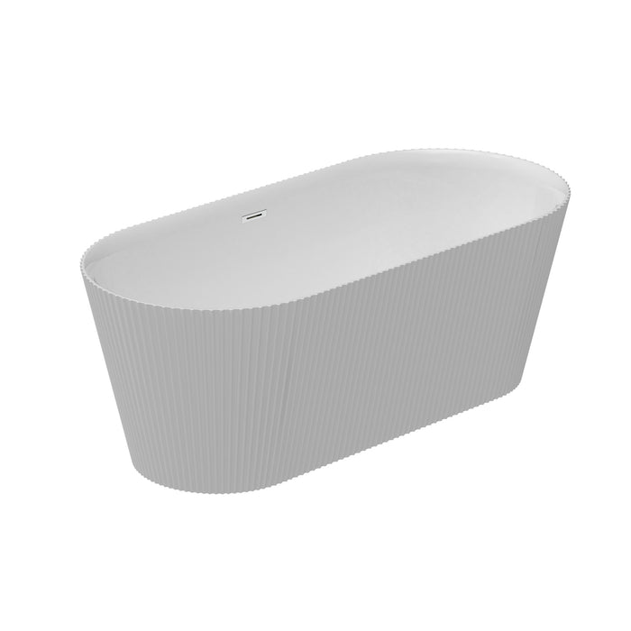 Jules 62" Acrylic Tub with Integral Drain and Overflow