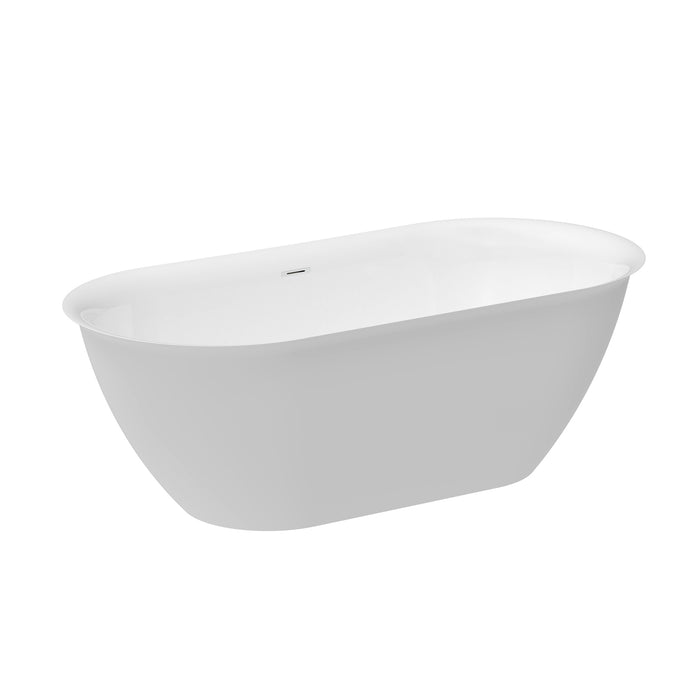 Shea 66" Acrylic Tub with Integral Drain and Overflow