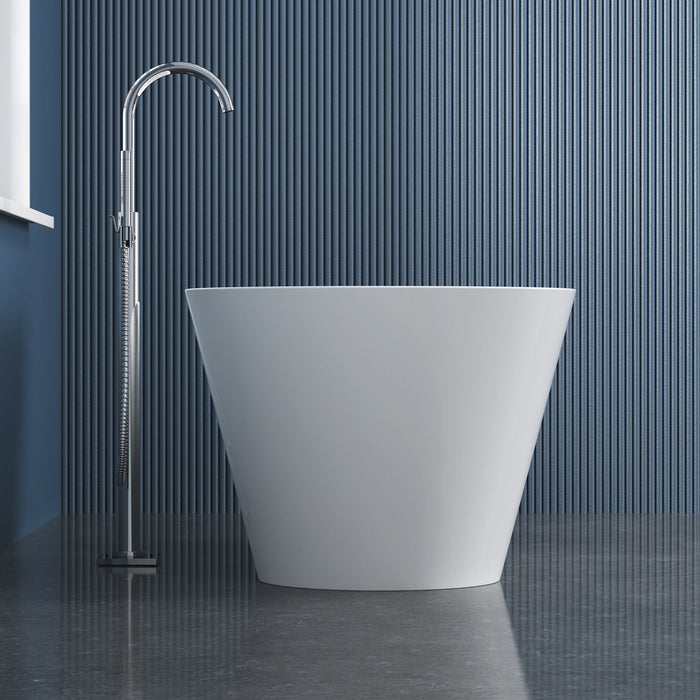 Roan 59" Acrylic Tub with Integral Drain and Overflow