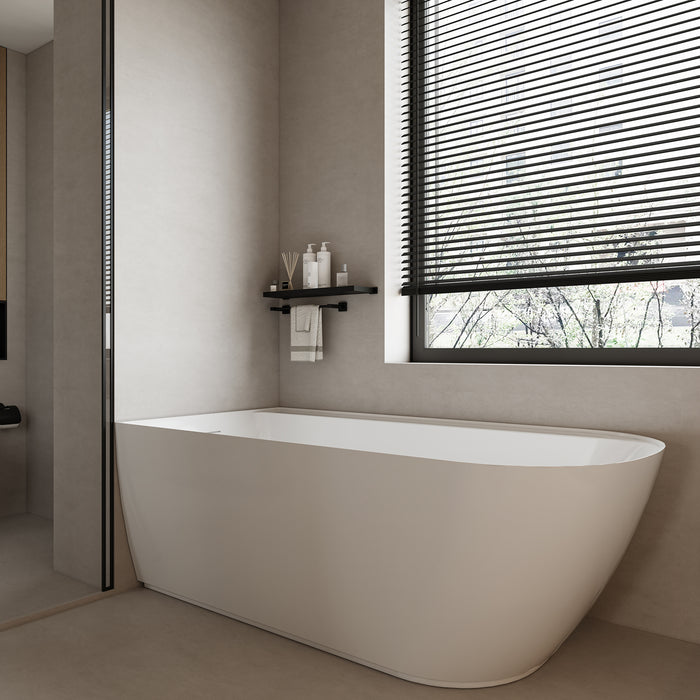 Arlo 66" Acrylic Tub- (Back to Wall Left)