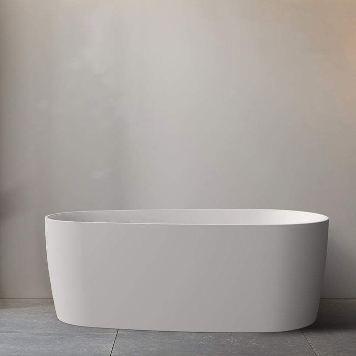 Olivia 59" Acrylic Freestanding Tub With Internal Drain