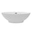 Noelani 66" Acrylic Freestanding Tub with Integral Drain in Matte White