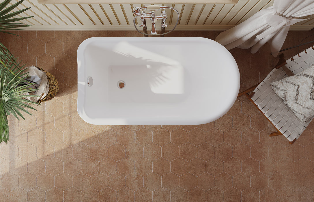 Alexia 55" Acrylic Roll Top Tub