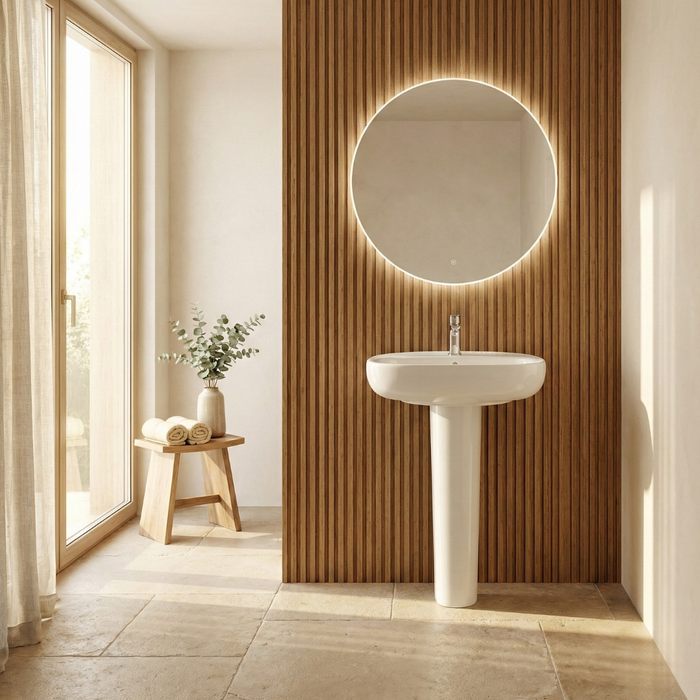 Illusion 600 Pedestal Lavatory