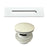 Nouri 66" Acrylic Freestanding Tub with Integral Drain in Matte White