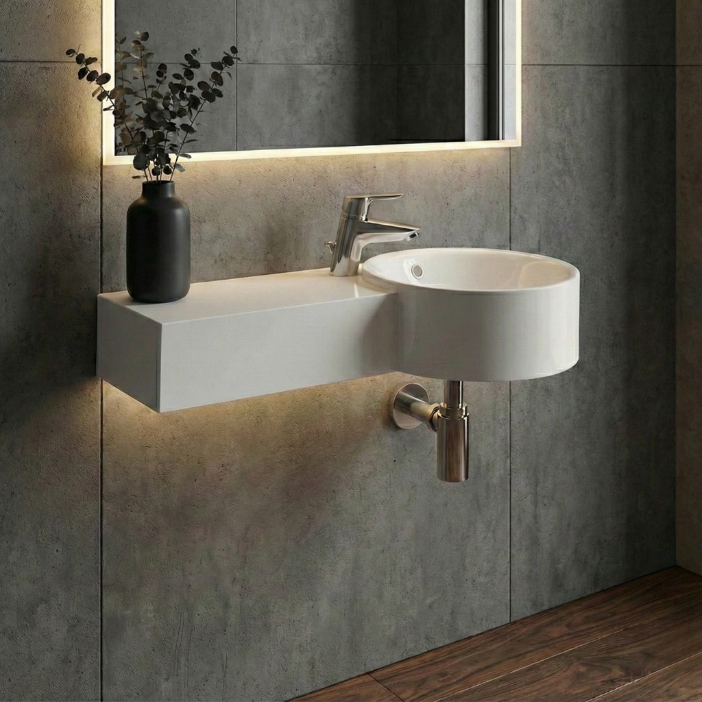 RAK Petit Round Wall-Hung Sink — Barclay Products Limited