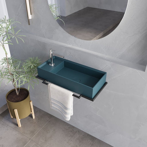 Sisi 21" Wall Mount Basin with Drain