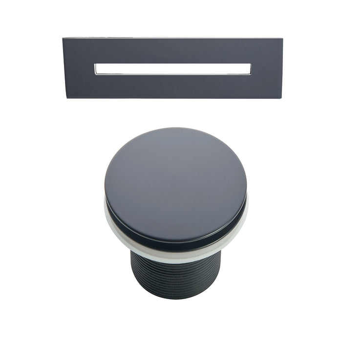 Nouri 66" Acrylic Freestanding Tub with Integral Drain in Light Grey