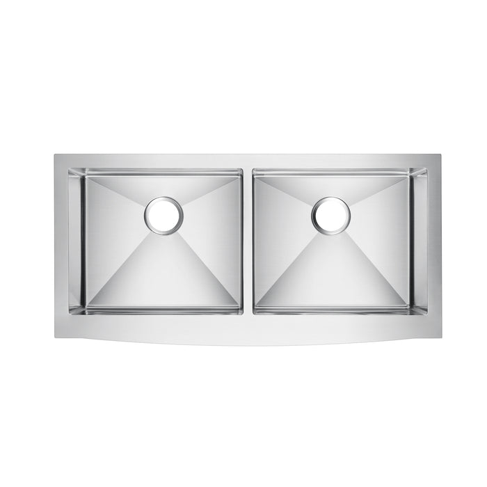 Dominic Double Bowl Stainless Farmer Sink