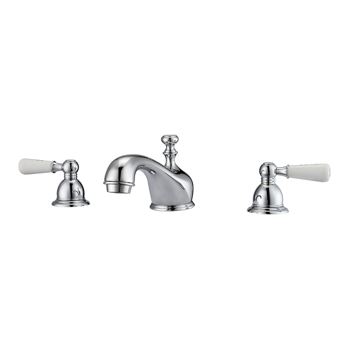 Marsala Widespread Lavatory Faucet with Porcelain Lever Handles