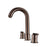 Conley Widespread Lavatory Faucet with Metal Lever Handles