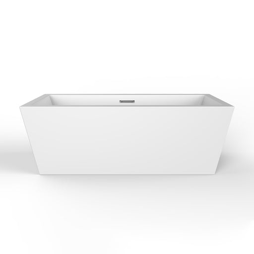 Stannard 67" Acrylic Tub with Integrated Drain and Overflow