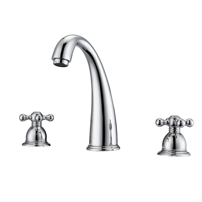 Maddox Widespread Lavatory Faucet with Metal Cross Handles
