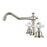 Roma Widespread Lavatory Faucet  with Porcelain Cross Handles