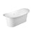 Nydia 72" Acrylic Double Slipper Tub with Integrated Drain and Overflow