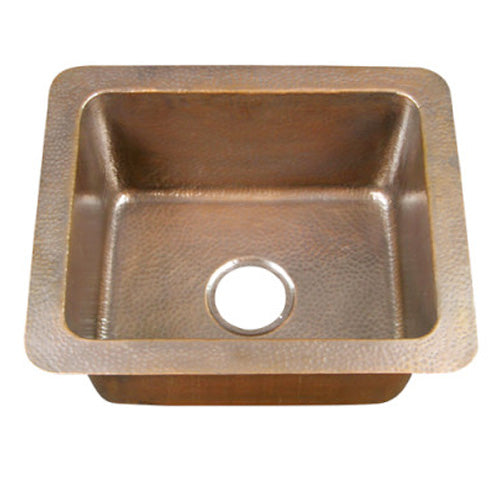Reece 21" Single Bowl Copper Drop-In Kitchen Sink